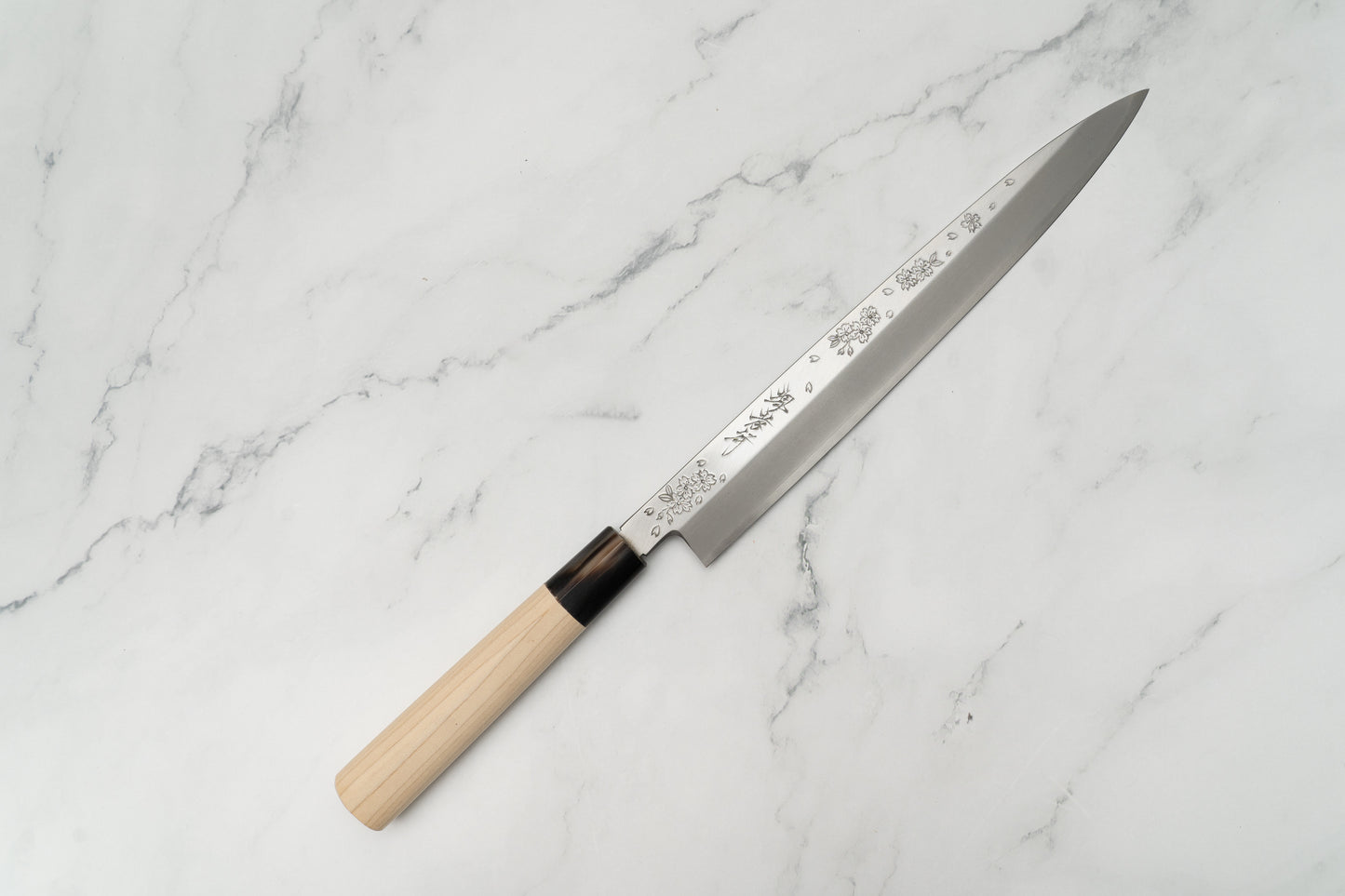 Michiko Kubota Engrave Yanagiba 270mm Sakura Fubuki