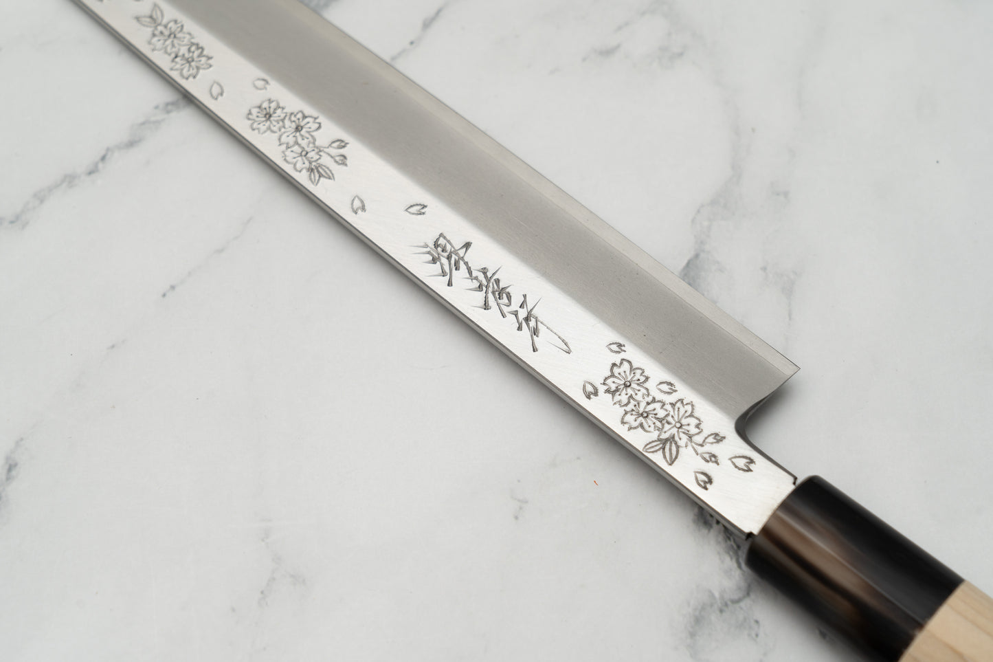 Michiko Kubota Engrave Yanagiba 270mm Sakura Fubuki