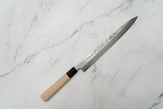 Michiko Kubota Engrave Yanagiba 300mm Ittou Ryumon