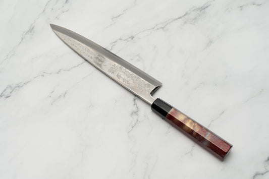 Sakai Takayuki RINKA Ginsan Silver 3 Japanese Chef's Mirrored Mioroshi Deba 270mm