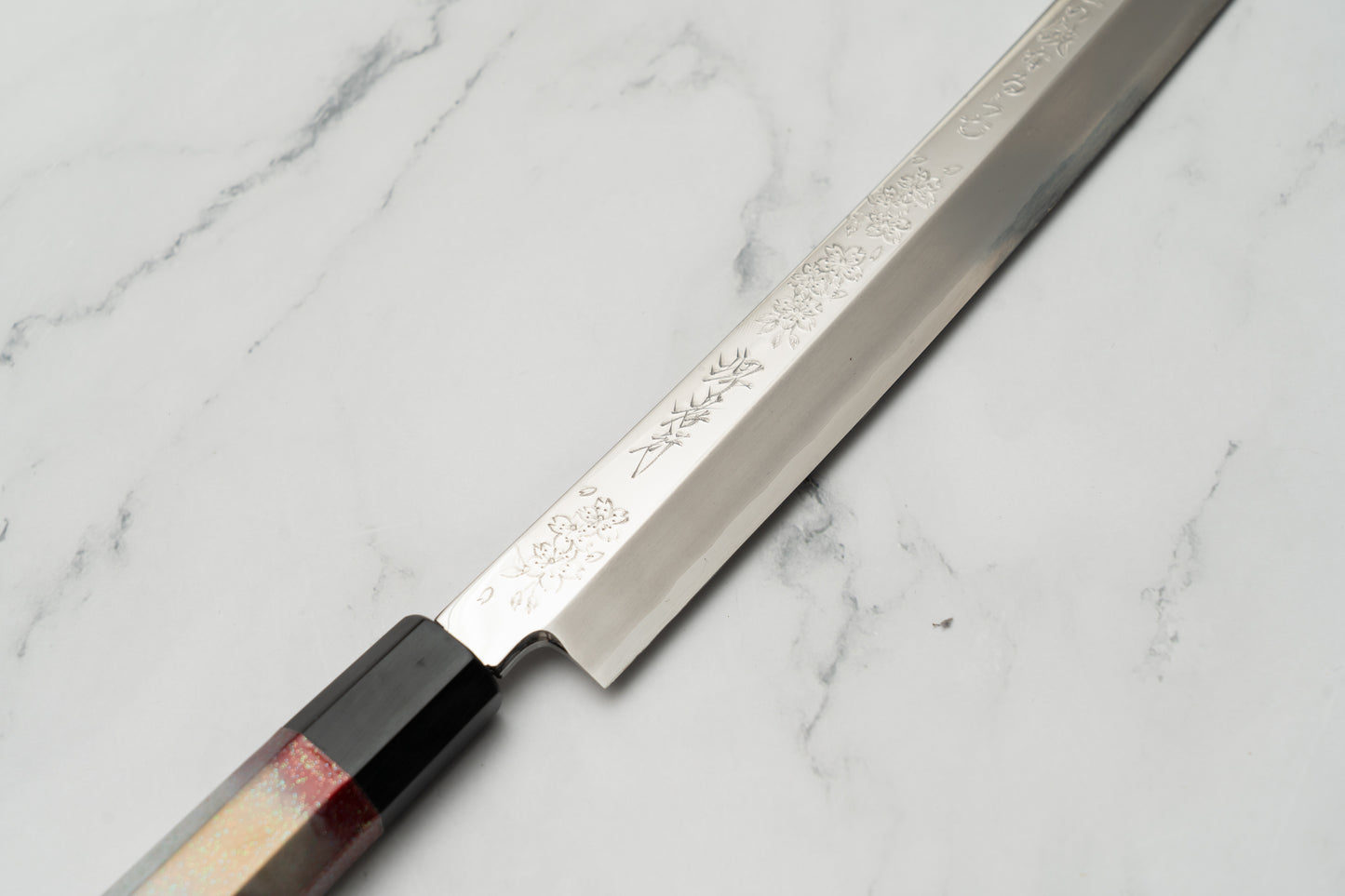 Sakai Takayuki RINKA Ginsan Silver 3 Japanese Chef's Mirrored Sakimaru-Takohiki(Sashimi) 390mm