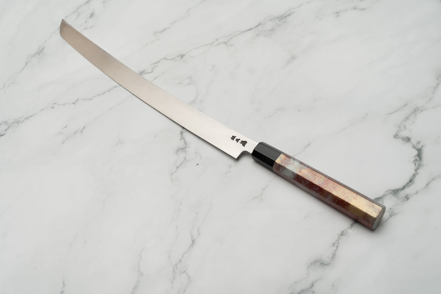 Sakai Takayuki RINKA Ginsan Silver 3 Japanese Chef's Mirrored Sakimaru-Takohiki(Sashimi) 390mm