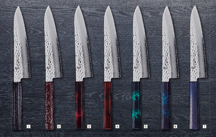 Sakai Takayuki 33 Layer Damascus with ABS Handle (NANAIRO Series) Gyuto 210 mm