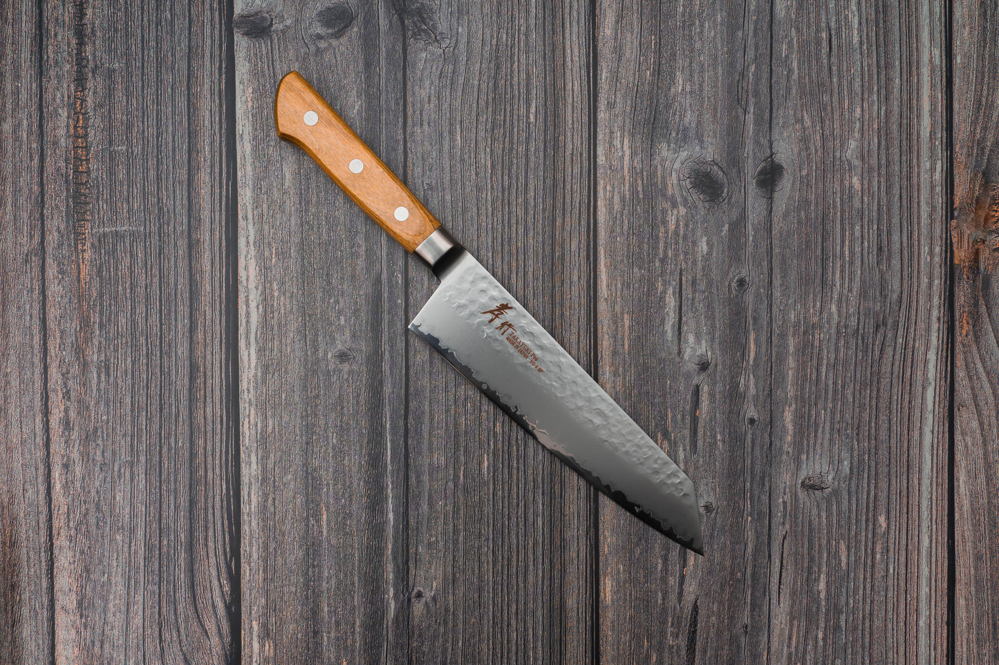 Sakai Takayuki VG-5 Pro Hammered Kengata Gyuto 185mm