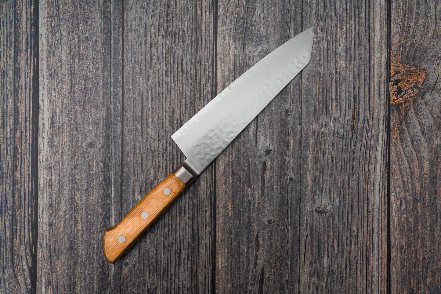 Sakai Takayuki VG-5 Pro Hammered Kengata Gyuto 185mm