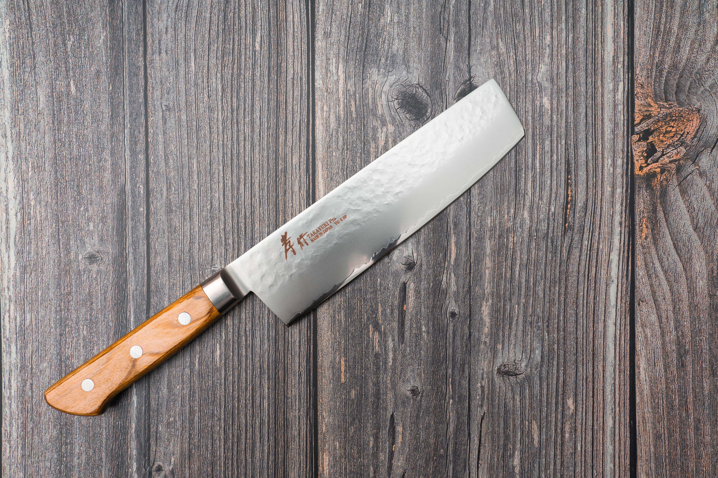 Sakai Takayuki VG-5 Pro Hammered Nakiri 165mm