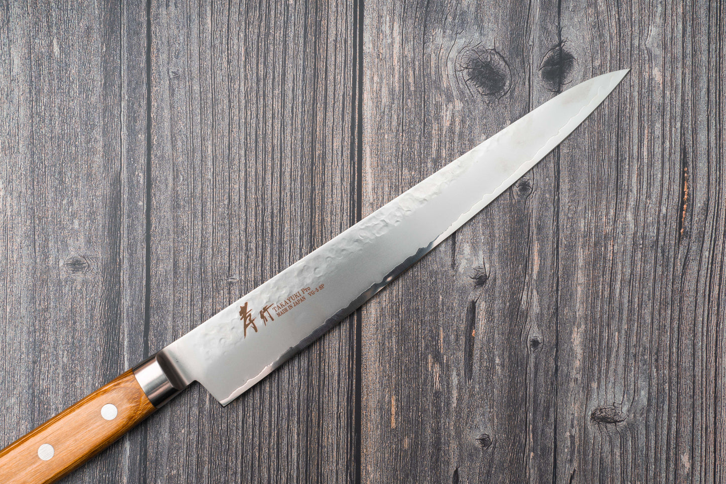 Sakai Takayuki VG-5 Pro Hammered Sujihiki 230 mm