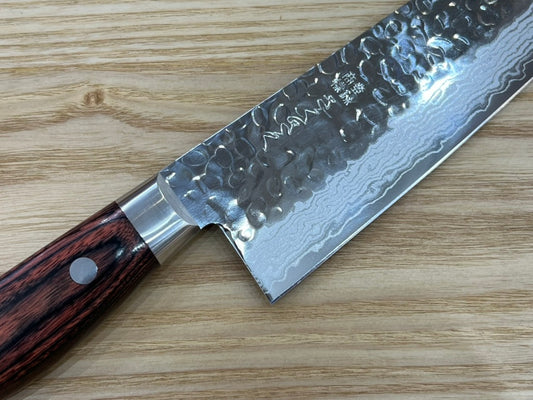 Yasuda Hamono Saku Saku VG-10 Santoku 180mm