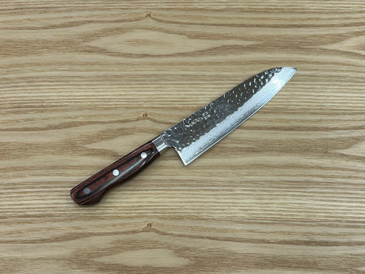 Yasuda Hamono Saku Saku VG-10 Santoku 180mm