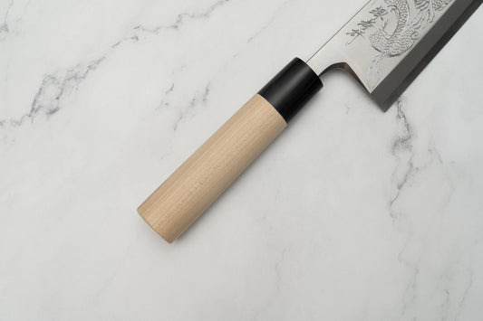 Michiko Kubota Engrave Deba 210mm "Ittou Ryumon"