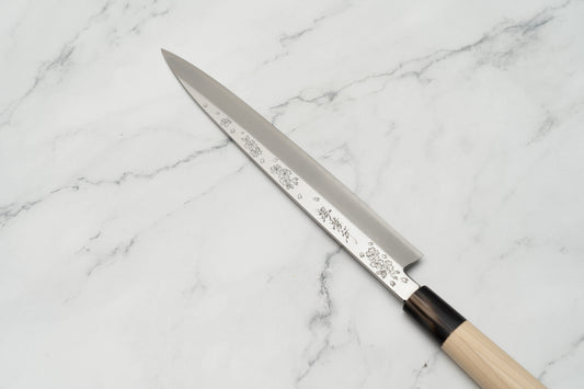 Michiko Kubota Engrave Yanagiba 270mm Sakura Fubuki