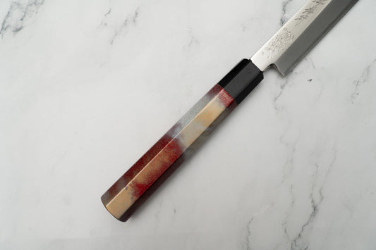 Sakai Takayuki RINKA Ginsan Silver 3 Japanese Chef's Mirrored Sakimaru-Takohiki(Sashimi) 390mm
