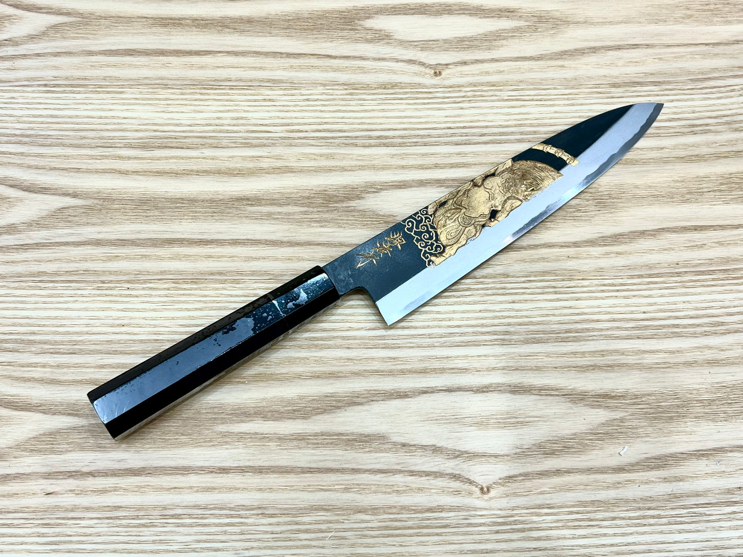 Michiko Kubota Engrave Gyuto 240 mm White 2 Raijin
