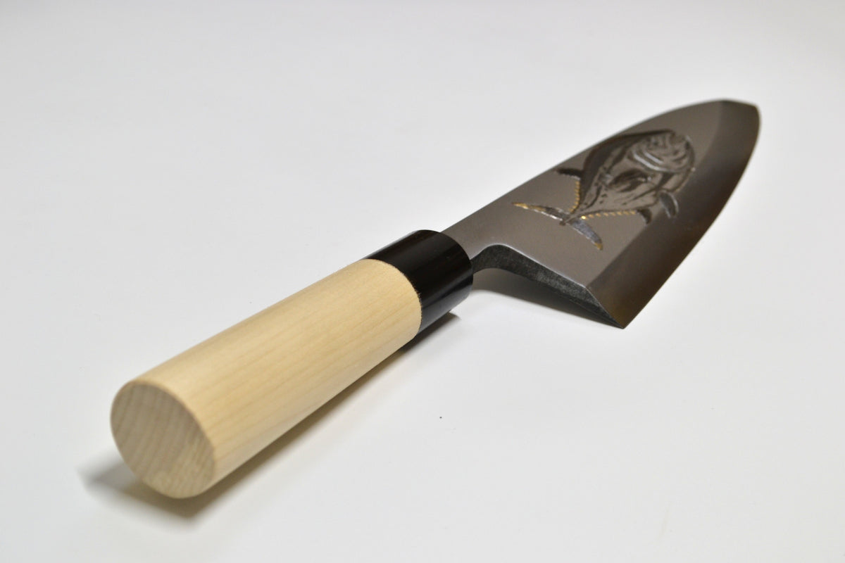 [PRE-ORDER] Michiko Kubota Engraved Deba 240mm — Tuna