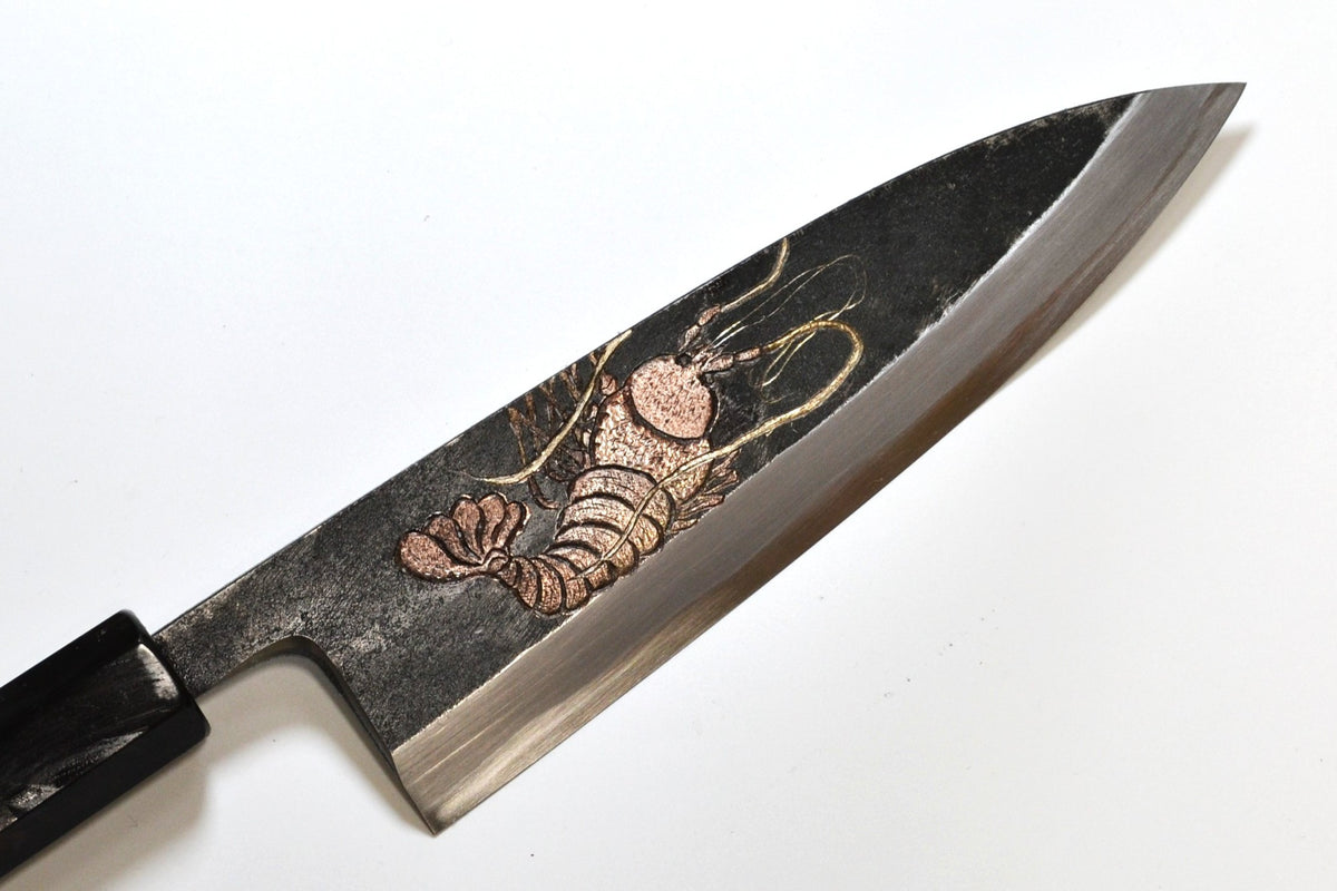 [PRE-ORDER] Michiko Kubota Engraved Deba 165mm — Lobster