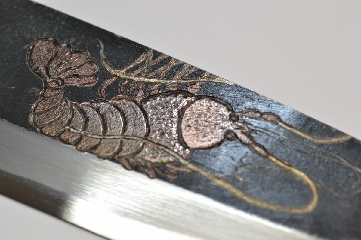 [PRE-ORDER] Michiko Kubota Engraved Deba 165mm — Lobster