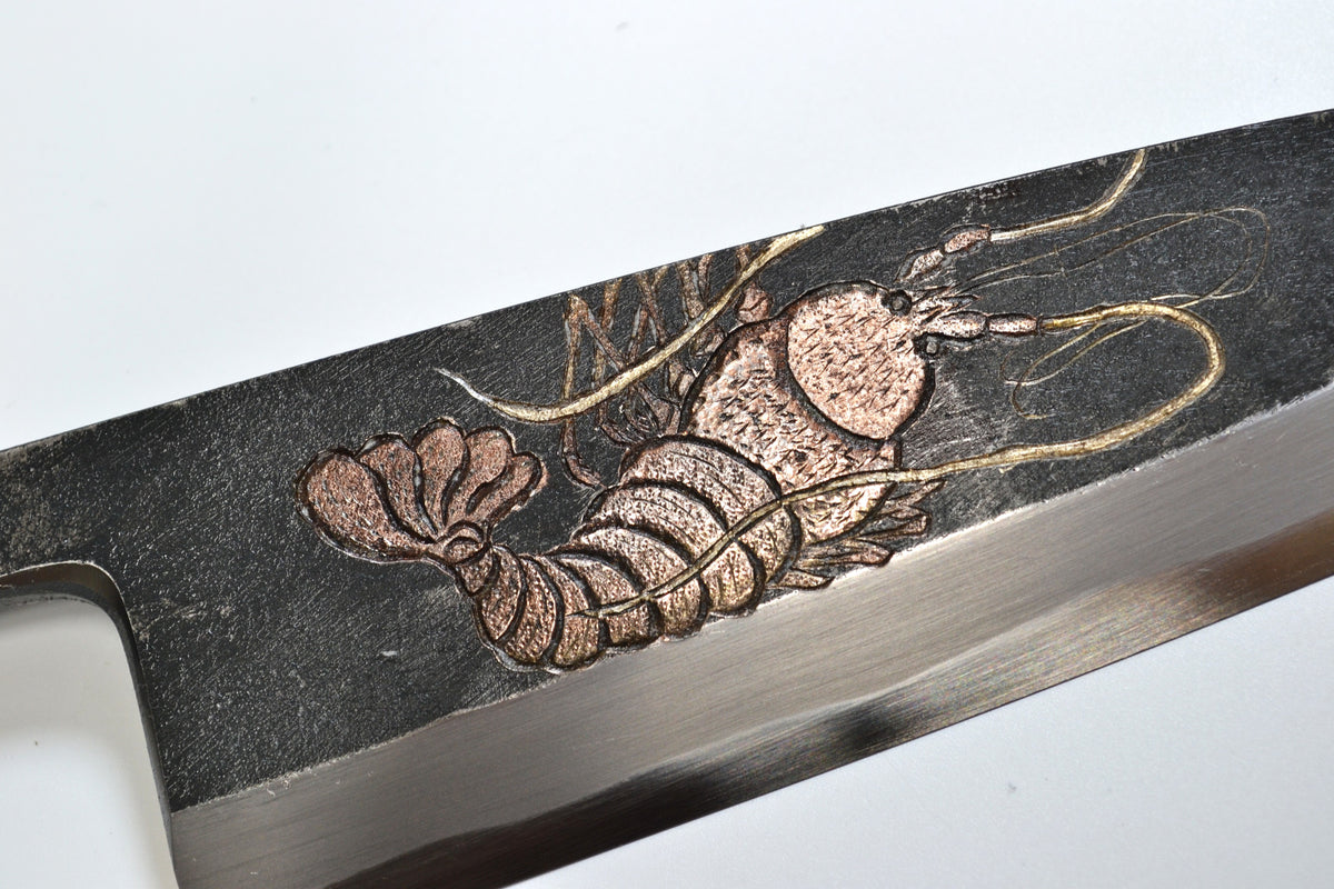 [PRE-ORDER] Michiko Kubota Engraved Deba 165mm — Lobster