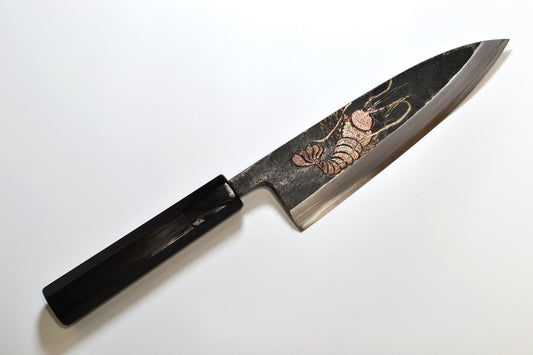 [PRE-ORDER] Michiko Kubota Engraved Deba 165mm — Lobster