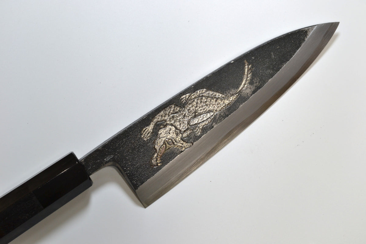 [PRE-ORDER] Michiko Kubota Engraved Deba 165mm — Crocodile