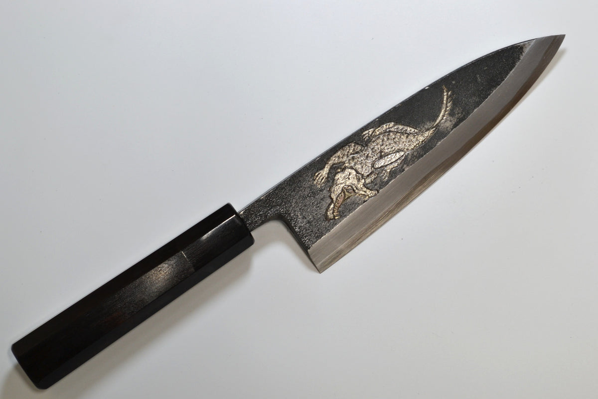 [PRE-ORDER] Michiko Kubota Engraved Deba 165mm — Crocodile