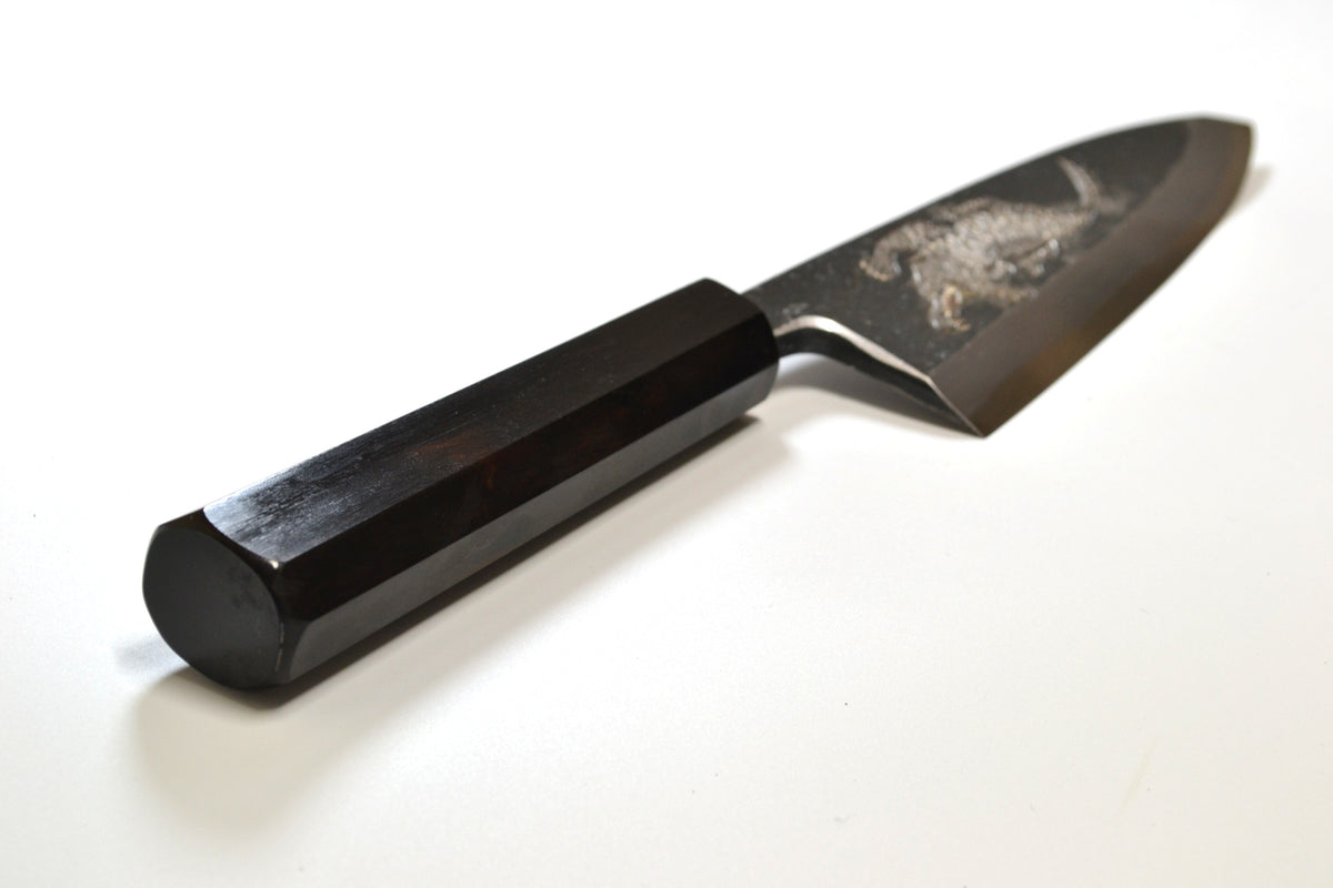 [PRE-ORDER] Michiko Kubota Engraved Deba 165mm — Crocodile