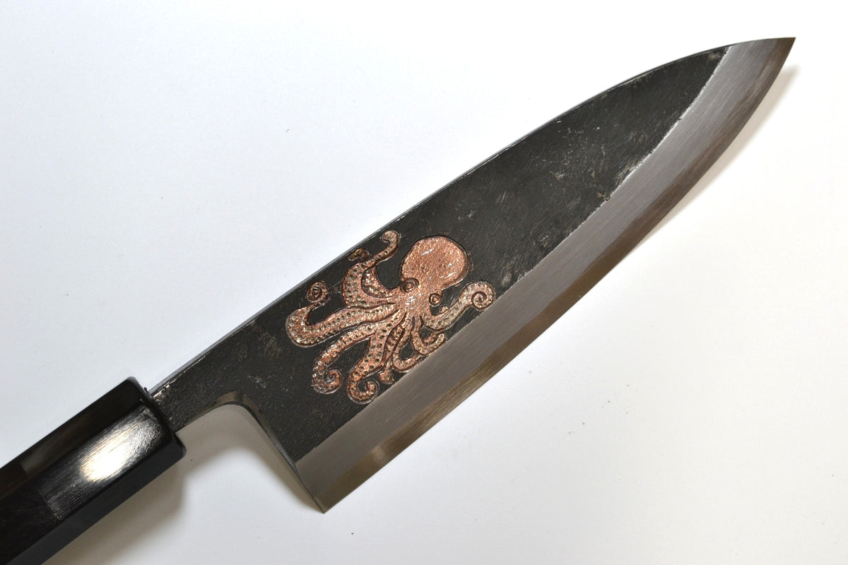 [PRE-ORDER] Michiko Kubota Engraved Deba 165mm — Octopus