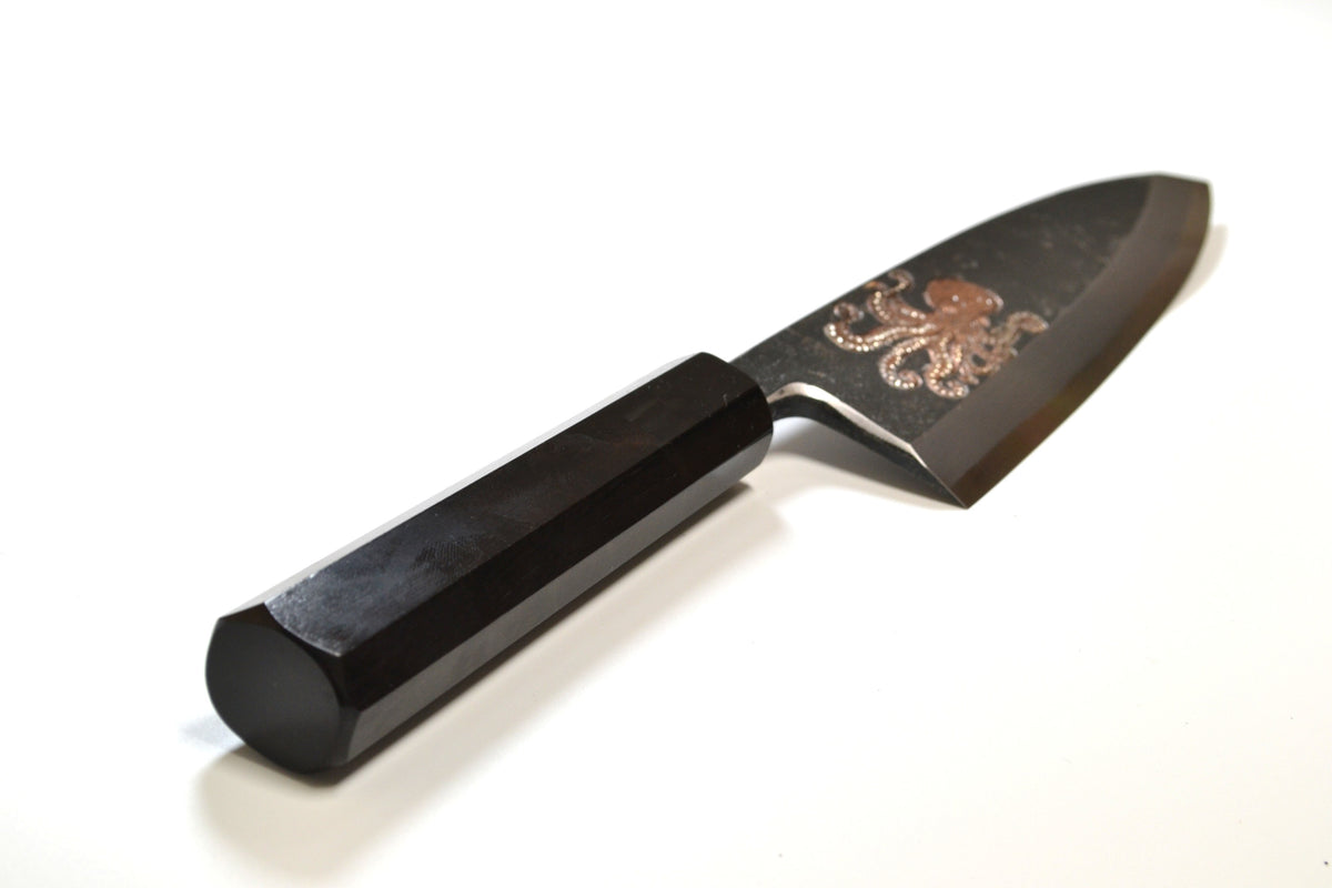 [PRE-ORDER] Michiko Kubota Engraved Deba 165mm — Octopus