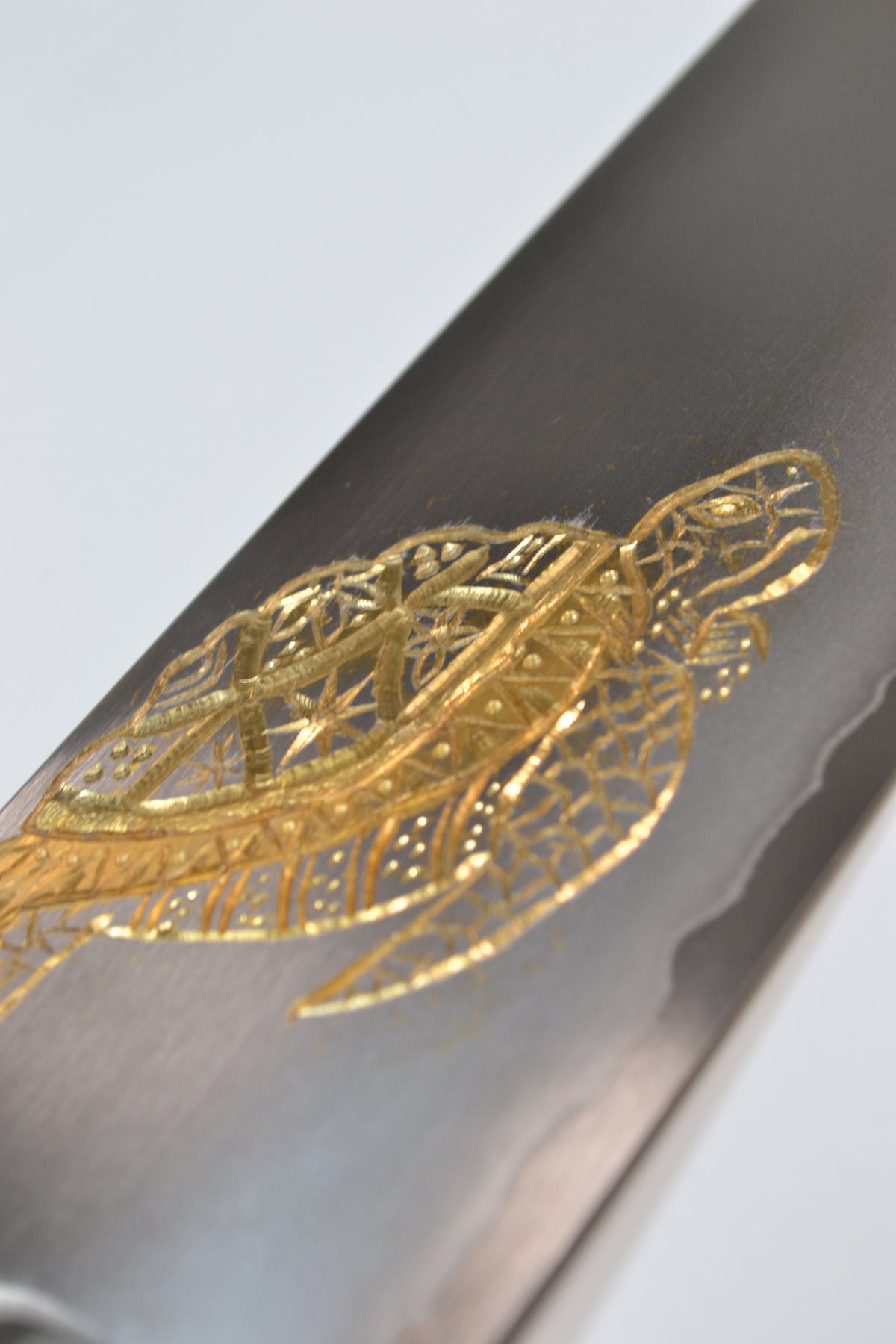 [PRE-ORDER] Michiko Kubota Engraved Santoku 180mm — Turtle