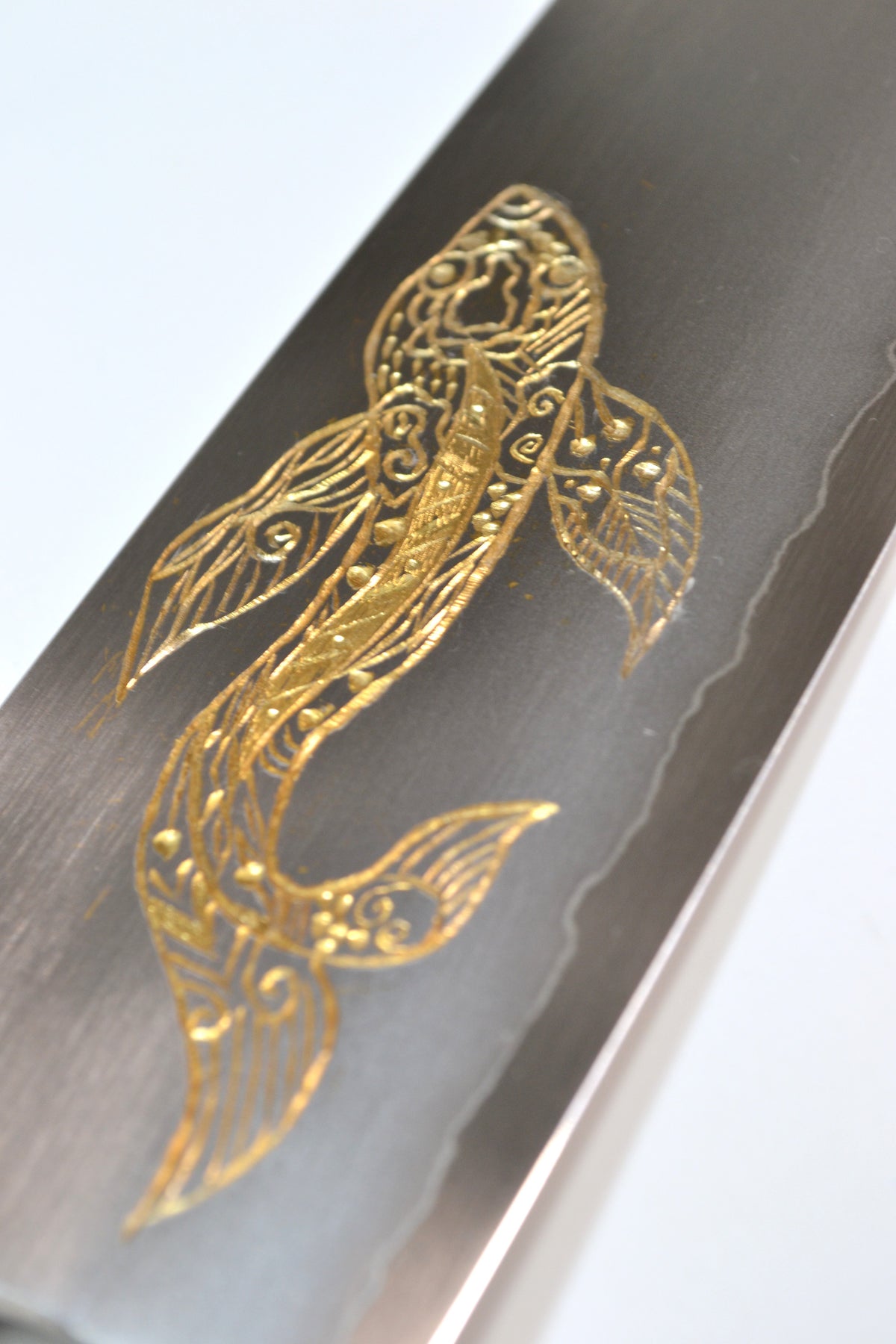 [PRE-ORDER] Michiko Kubota Engraved Santoku 180mm — Goldfish