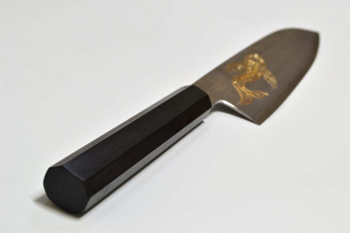 [PRE-ORDER] Michiko Kubota Engraved Santoku 180mm — Goldfish