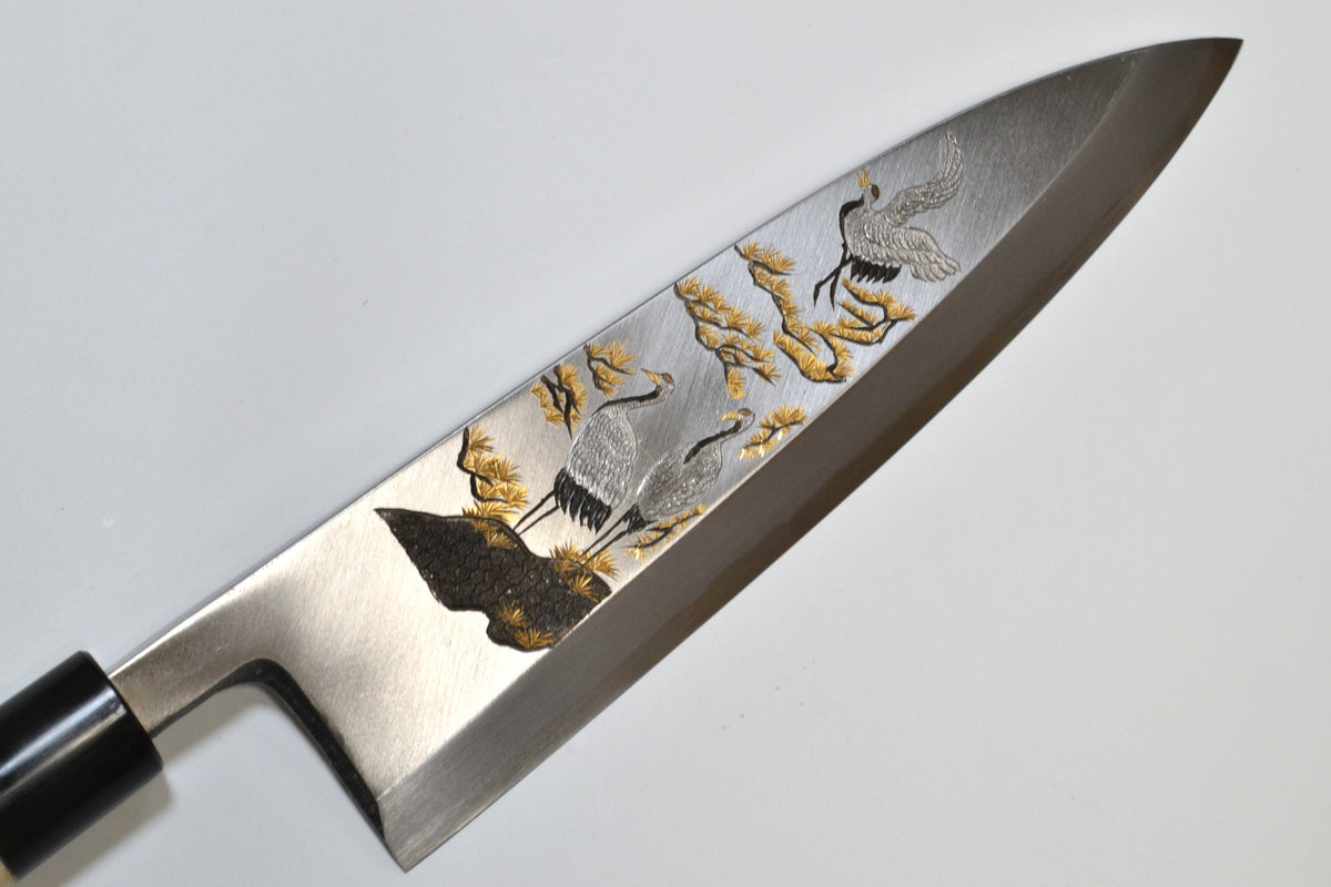 [PRE-ORDER] Michiko Kubota Engraved Deba 240mm — Syōkaku