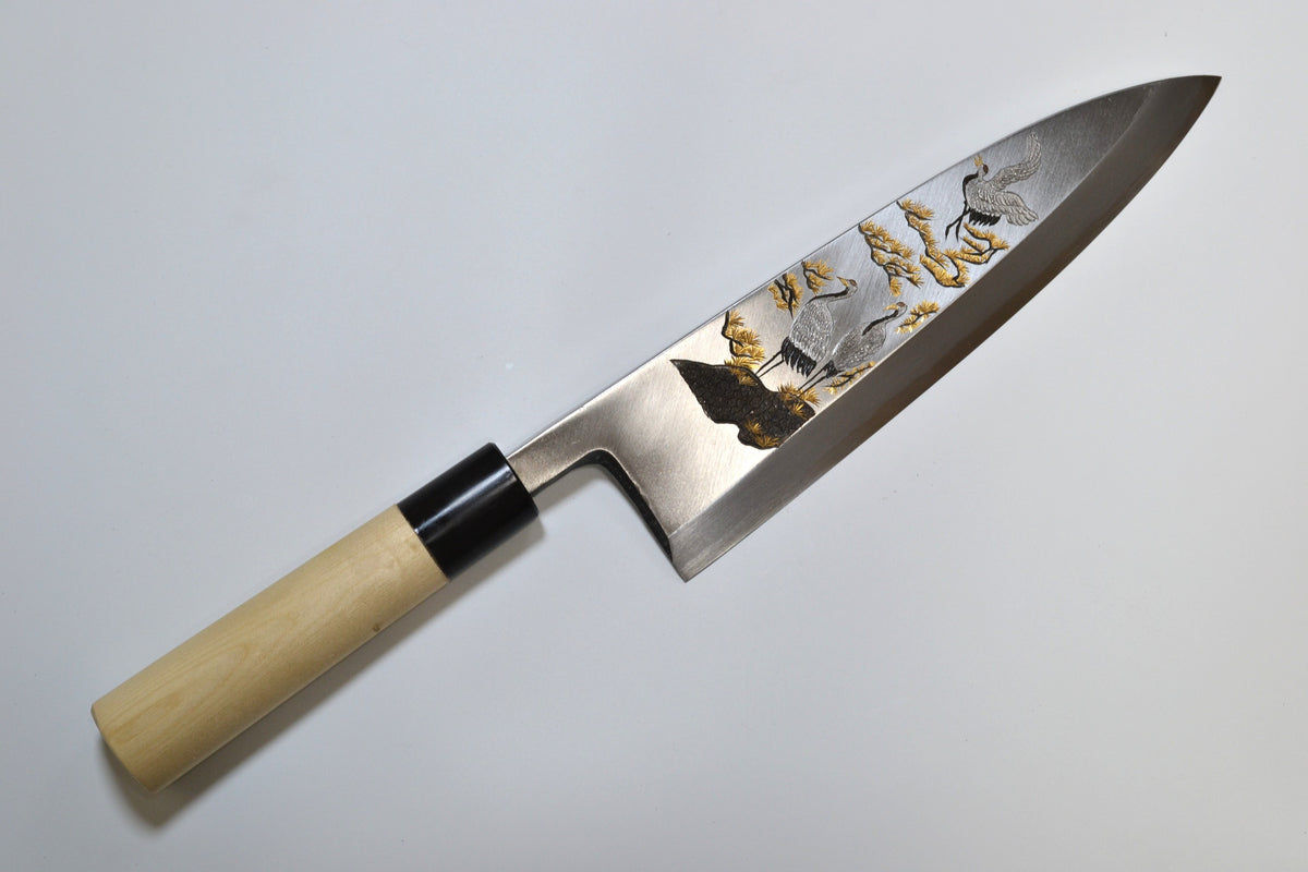 [PRE-ORDER] Michiko Kubota Engraved Deba 240mm — Syōkaku
