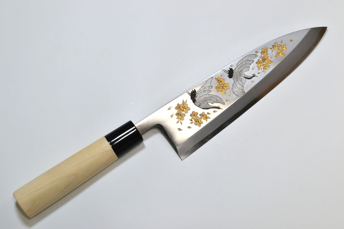 [PRE-ORDER] Michiko Kubota Engraved Deba 240mm — Maizuru