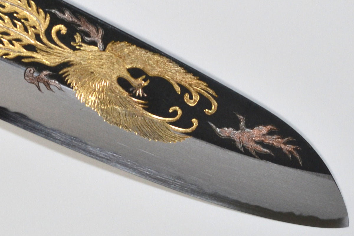 [PRE-ORDER] Michiko Kubota Engraved Santoku 180mm — Phoenix