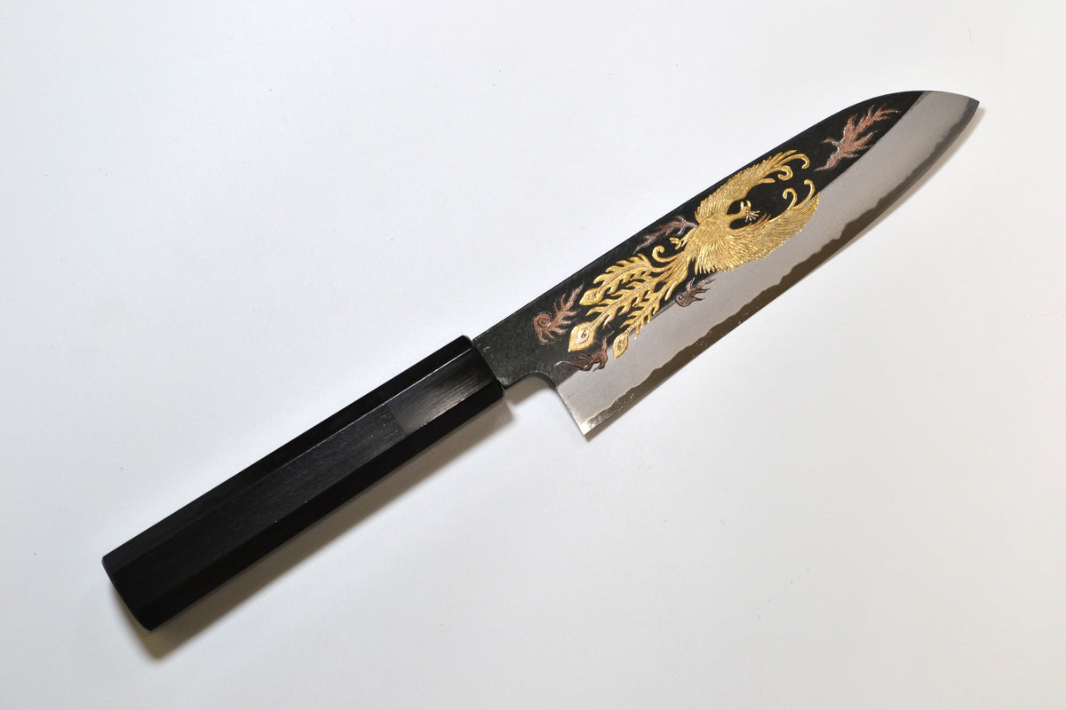 [PRE-ORDER] Michiko Kubota Engraved Santoku 180mm — Phoenix