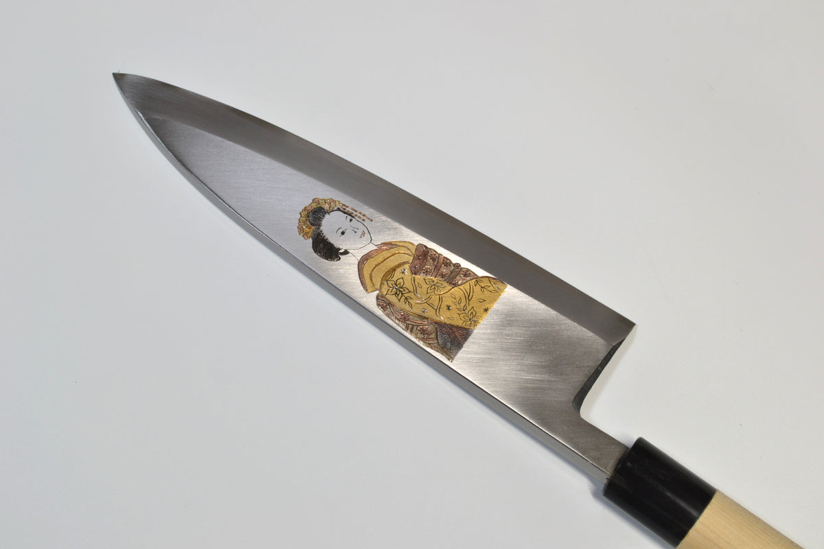 [PRE-ORDER] Michiko Kubota Engraved Deba 240mm — Geisha