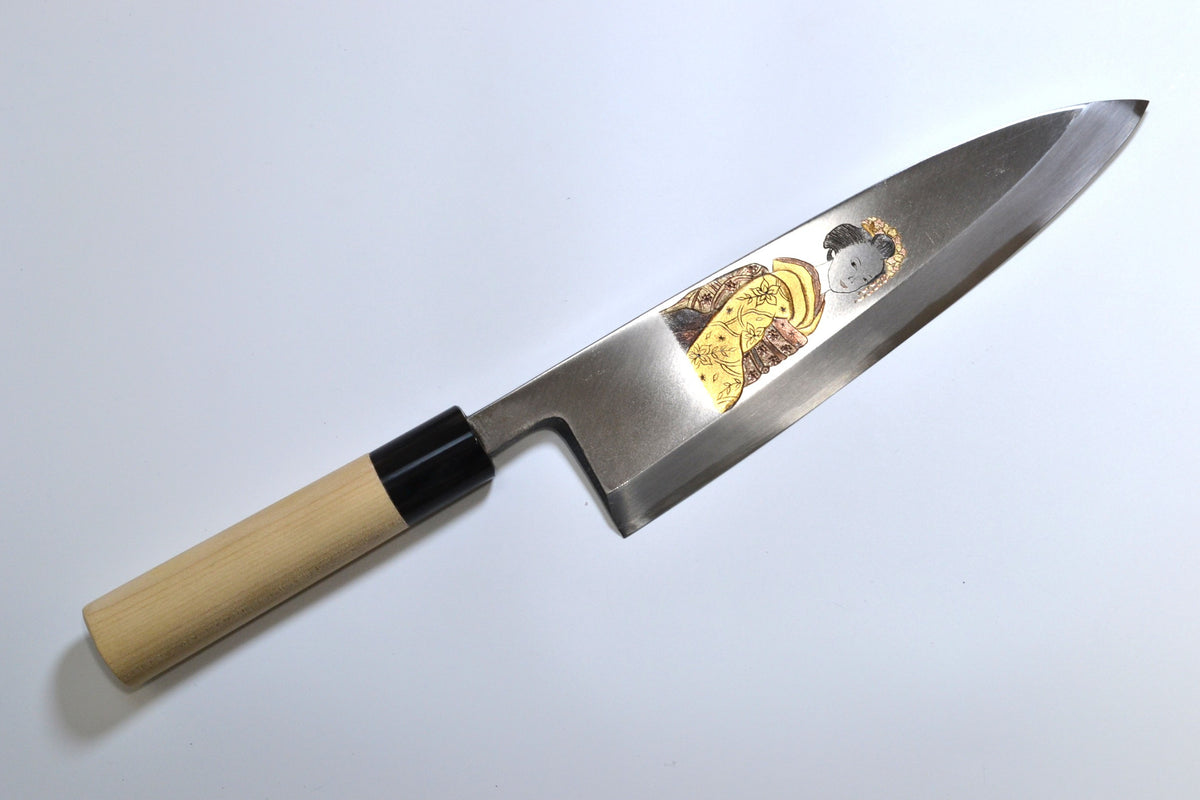 [PRE-ORDER] Michiko Kubota Engraved Deba 240mm — Geisha