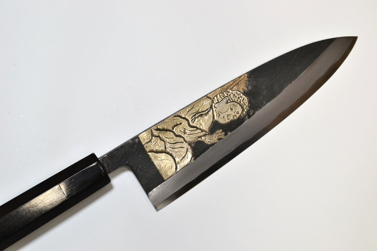 [PRE-ORDER] Michiko Kubota Engraved Deba 210mm — Buddha