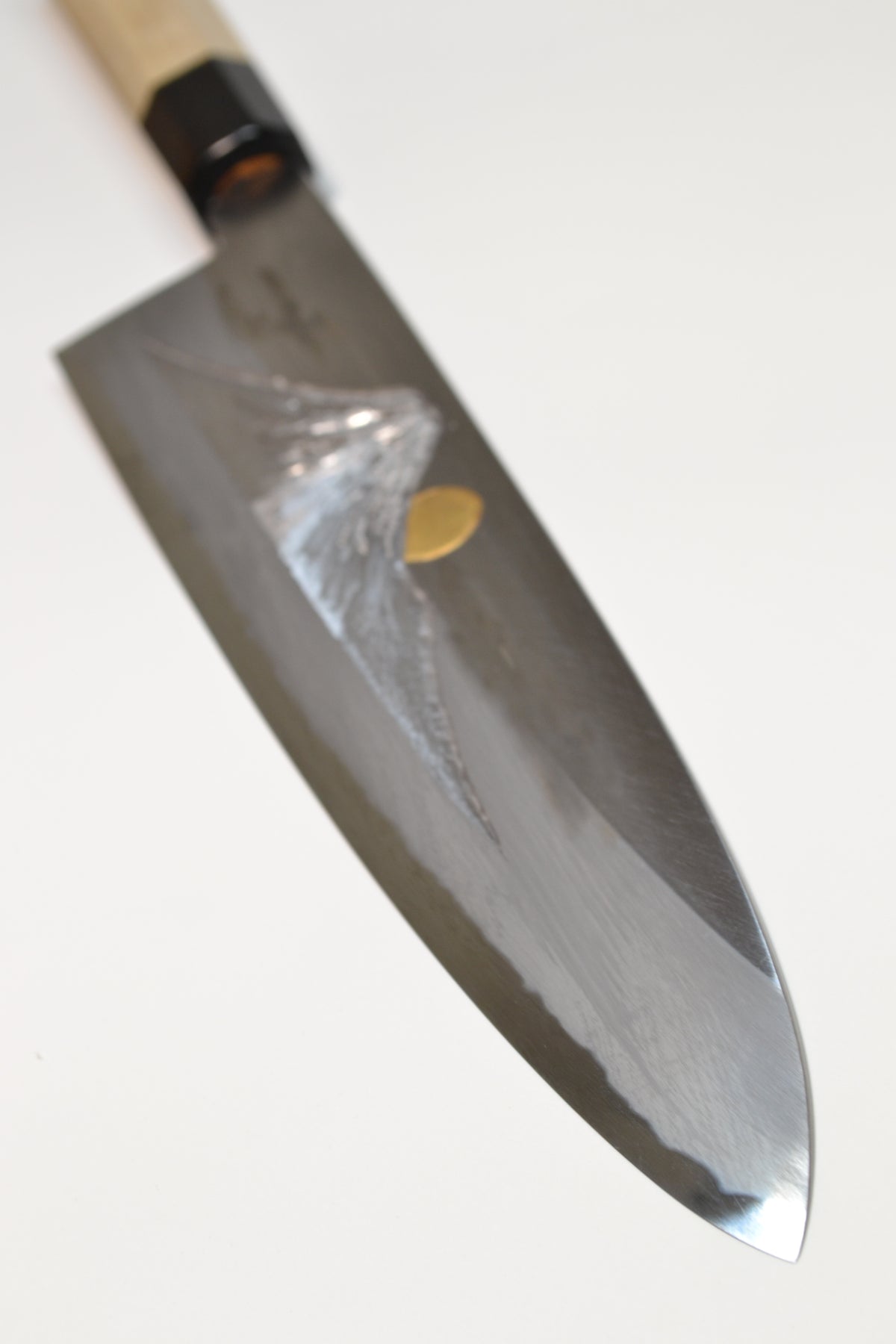 [PRE-ORDER] Michiko Kubota Engraved Gyuto 240mm — Sunset over Mt. Fuji