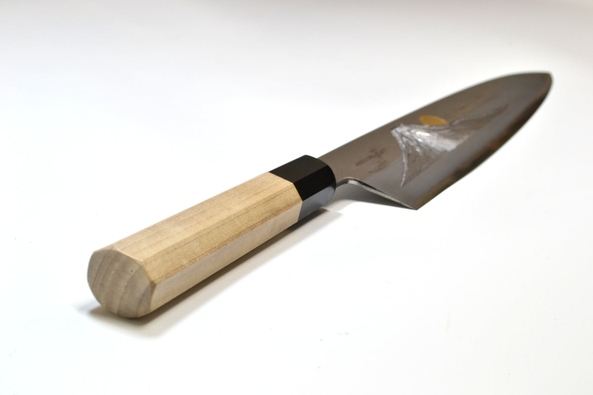 [PRE-ORDER] Michiko Kubota Engraved Gyuto 240mm — Sunset over Mt. Fuji