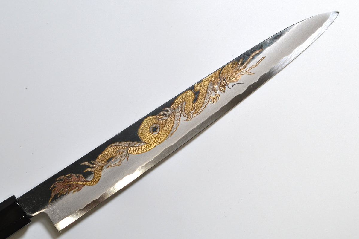 [PRE-ORDER] Michiko Kubota Engraved Sujihiki 240mm — Ten ryū