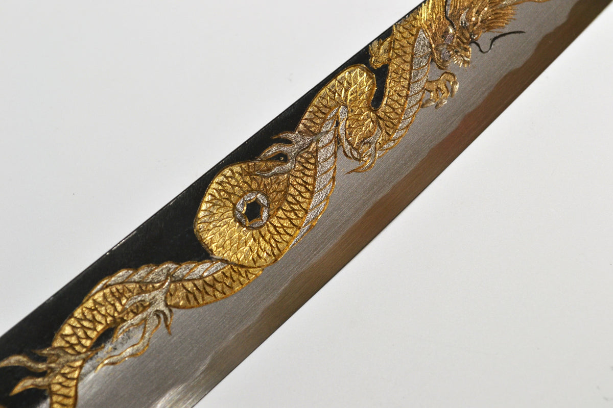 [PRE-ORDER] Michiko Kubota Engraved Sujihiki 240mm — Ten ryū
