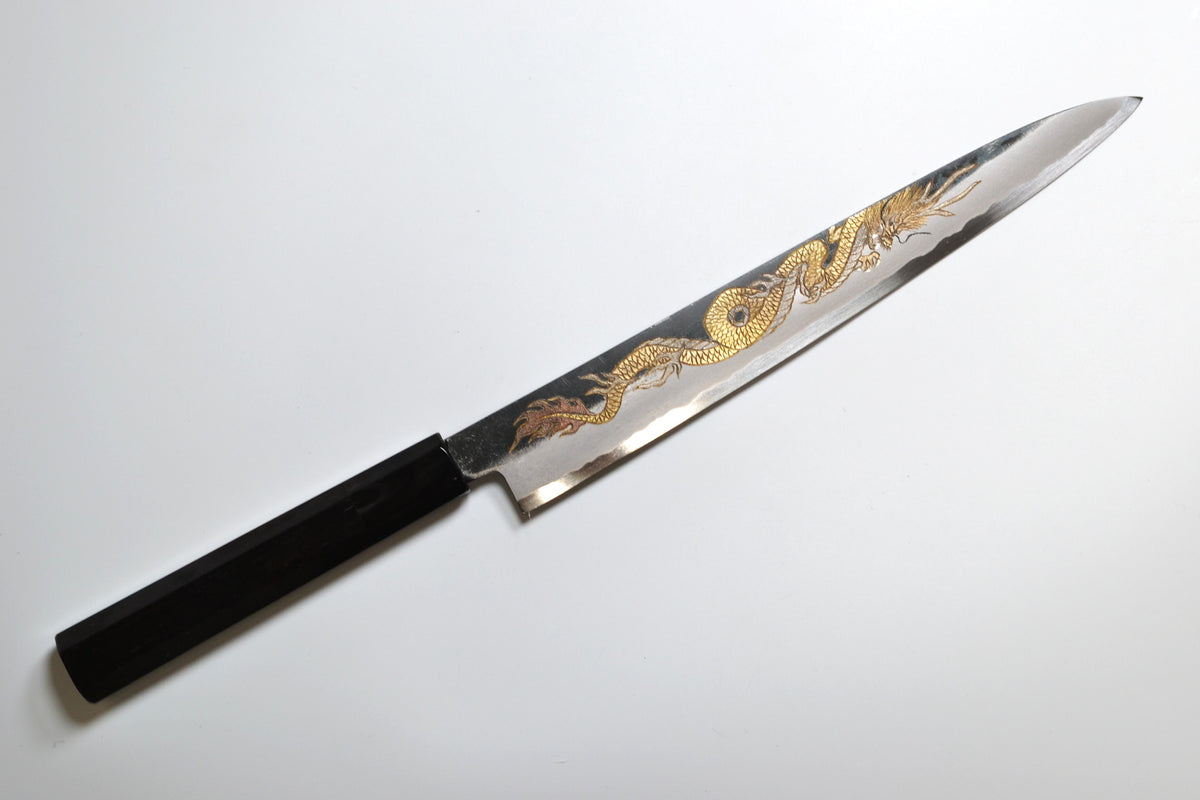 [PRE-ORDER] Michiko Kubota Engraved Sujihiki 240mm — Ten ryū