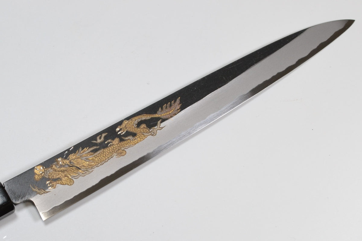 [PRE-ORDER] Michiko Kubota Engraved Sujihiki 240mm — Kin ryū