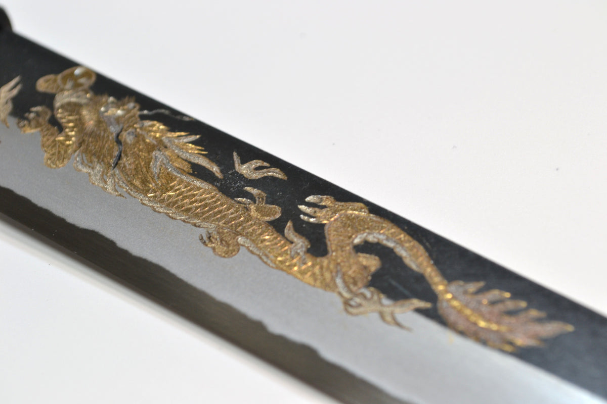 [PRE-ORDER] Michiko Kubota Engraved Sujihiki 240mm — Kin ryū