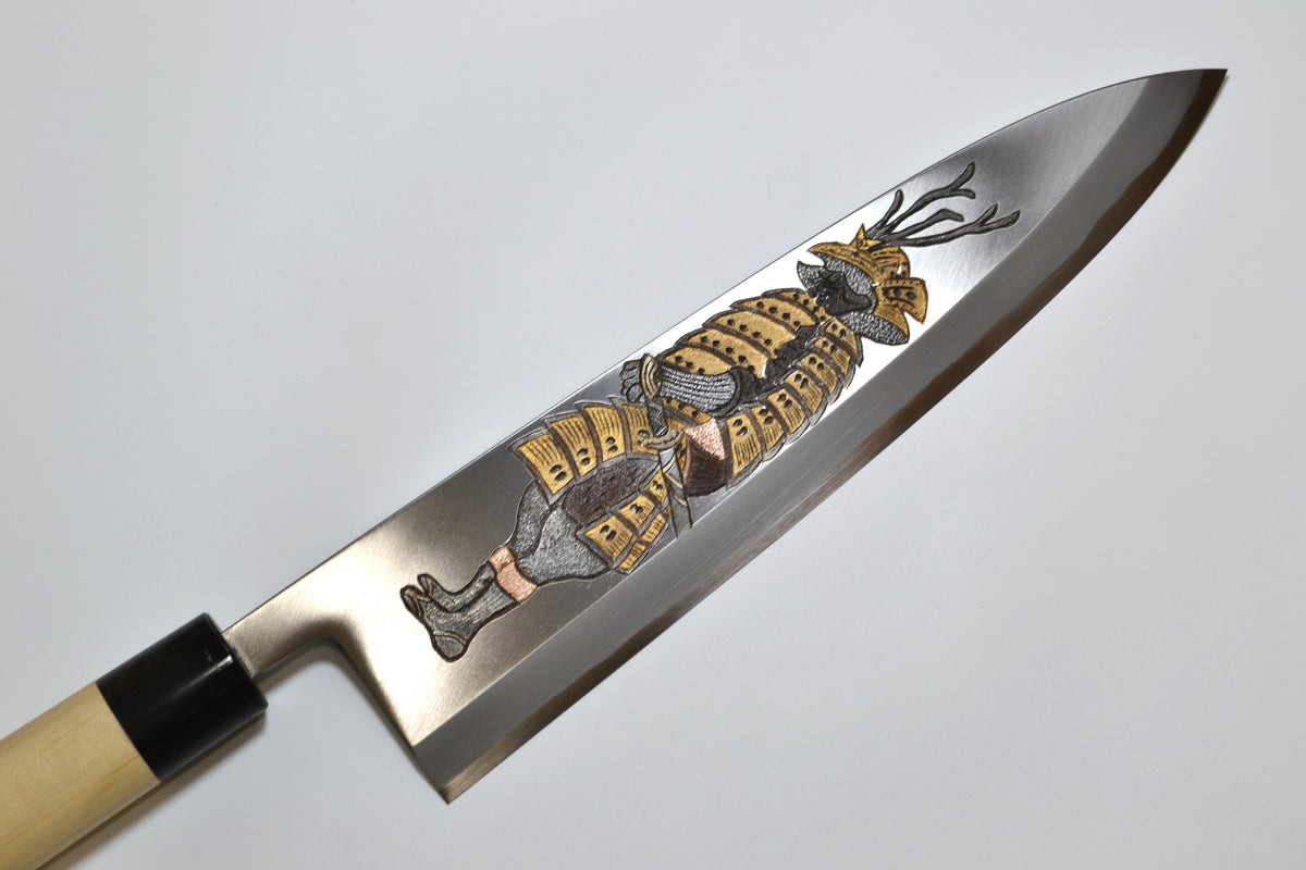 [PRE-ORDER] Michiko Kubota Engraved Deba 300mm — Fūrinkazan