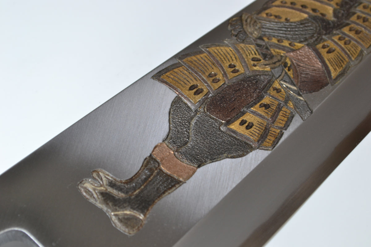 [PRE-ORDER] Michiko Kubota Engraved Deba 300mm — Fūrinkazan