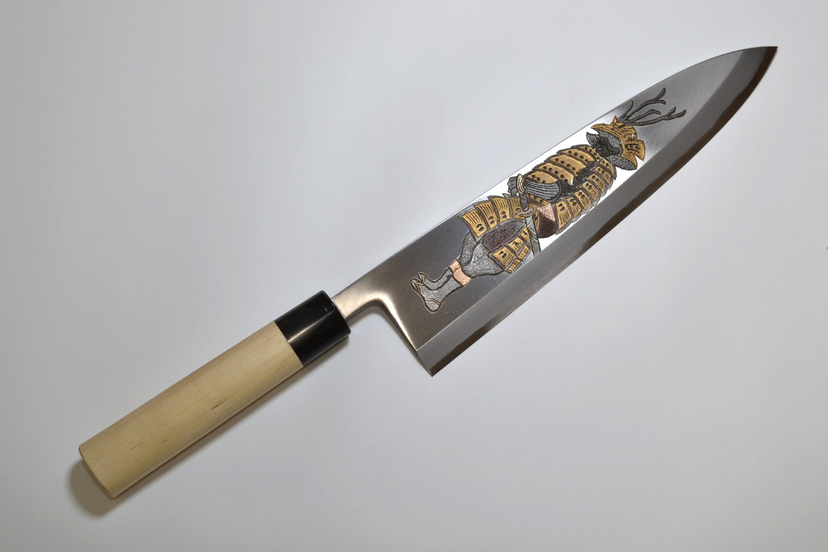 [PRE-ORDER] Michiko Kubota Engraved Deba 300mm — Fūrinkazan