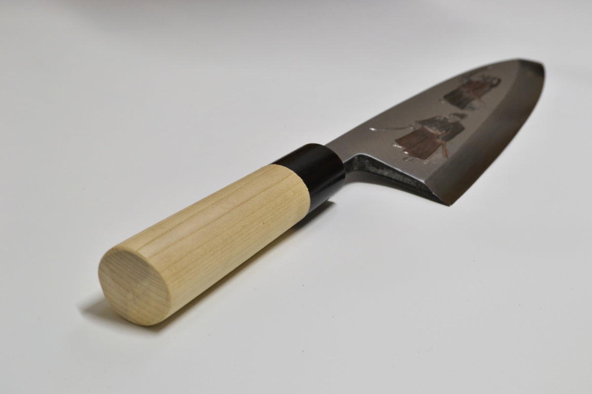 [PRE-ORDER] Michiko Kubota Engraved Deba 240mm — Musashi and Kojiro