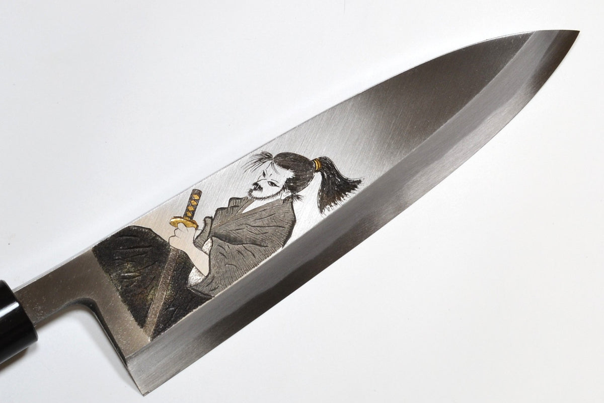 [PRE-ORDER] Michiko Kubota Engraved Deba 240mm — Pride of Samurai